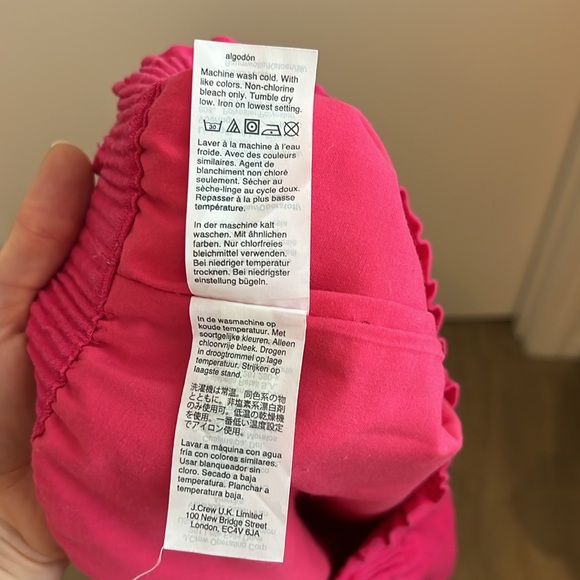 J.Crew Factory Size 6 Pink Scallop Mini Skirt - Picture 8 of 17